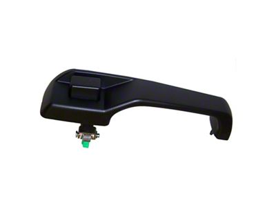 Crown Automotive Jeep Replacement Black Textured Right Front or Rear Exterior Door Handle for 97/01 XJ Cherokee - 55076056AB