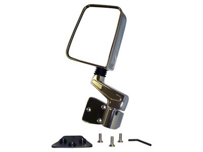 Crown Automotive Jeep Replacement Left Mirror Assembly for 1987-2006 Jeep YJ, TJ Wrangler; 87/02 Style - 82201773C