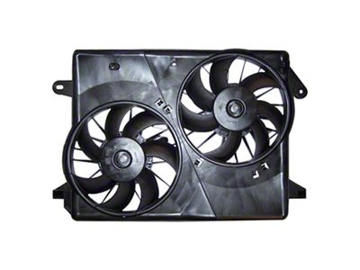 Crown Automotive Jeep Replacement Cooling Fan Module for Select Dodge & Chrysler Vehicles w/ V6 or Hemi Engine - 5174358AA
