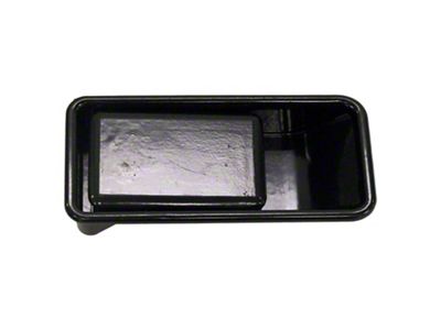 Crown Automotive Jeep Replacement Exterior Left Black Door Handle for 1987-2006 YJ & TJ Wranglers w/ Half Doors - 55176549AB