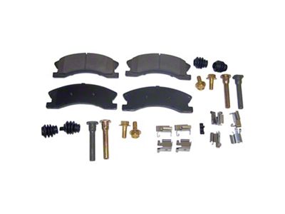 Crown Automotive Jeep Replacement Front Brake Pad Master Kit for 99-04 Jeep Grand Cherokees w/ Akebono Calipers - 5093183MK