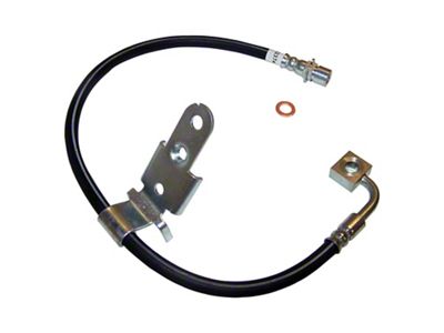 Crown Automotive Jeep Replacement Left Front Brake Hose for Misc 05-10 Dodge/Chrysler Models w/ Standard Brakes - 5140863AA