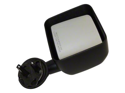 Crown Automotive Jeep Replacement LEFT MANUAL CONVEX MIRROR ASSEMBLY for 2007-2010 JK Wrangler, RHD only - 55077969AD