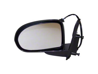 Crown Automotive Jeep Replacement Left Power, Folding Mirror for 07-10 MK Compass; Black Textured Finish - 5115043AG