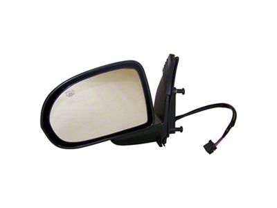 Crown Automotive Jeep Replacement Left Power Heated, Fold-Away Mirror for 07-15 MK Compass; Black Textured Finish - 5115047AH