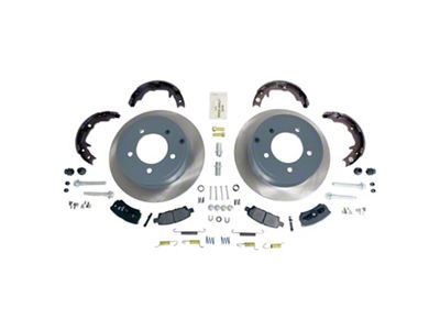 Crown Automotive Jeep Replacement Rear Disc Brake Service Kit for 07-17 Jeep MK Compass, Patriot w/ 10.31-Inch Rotors - 5105515K