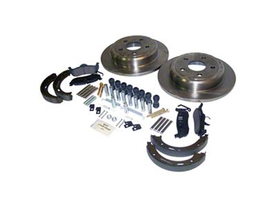 Crown Automotive Jeep Replacement Rear Disc Brake Service Kit for Select 05-10 WJ Grand Cherokee & XK Commander - 52089275K