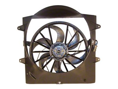 Crown Automotive Jeep Replacement Cooling Fan Module for 2004 Grand Cherokee; Has 3-Wire Harness - 52079528AD