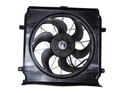 Crown Automotive Jeep Replacement Cooling Fan Module for Misc. 2004-05 Jeep KJ Liberty; Includes Motor - 55037692AB