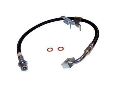 Crown Automotive Jeep Replacement Right Front Brake Hose for Misc 05-10 Dodge/Chrysler Models w/ Standard Brakes - 5140861AA