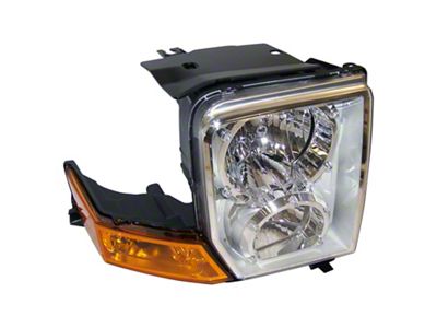 Crown Automotive Jeep Replacement Right Headlight Assembly for 06-10 XK Commander w/ Halogen Lights; Incl. Bulbs - 55396536AI