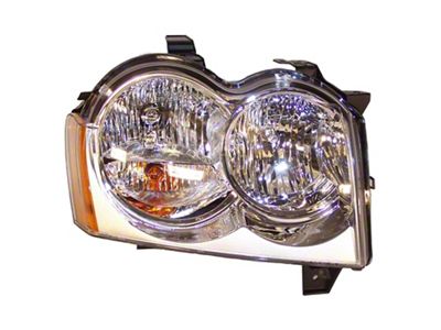 Crown Automotive Jeep Replacement Right Headlight Assembly for 2005-2007 WK Grand Cherokee; Inc. Bulbs & Harness - 55156350AF