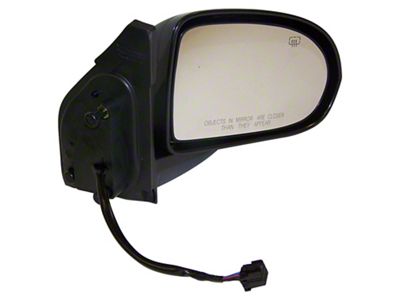 Crown Automotive Jeep Replacement Right Power Heated, Fold-Away Mirror for 07-15 MK Compass; Black Textured Finish - 5115046AD