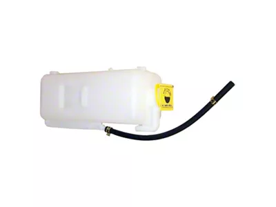 Crown Automotive Jeep Replacement Windshield Washer Fluid Reservoir for 1997-2006 TJ Wrangler, Includes Cap - 52028065AF