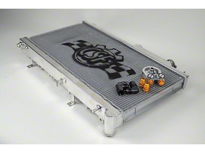 CSF 08-15 Subaru WRX/STI 2-Row Radiator w/Built-In Oil Cooler - 7042O