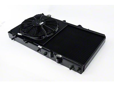 CSF 92-00 Honda Civic w/K-Swap V3 Radiator - Black Finish - 2850KB