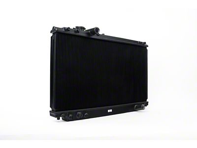 CSF 93-98 Toyota MK4 Supra Radiator - Black Finish - 2882B