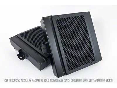 CSF BMW F8X M3/M4/M2C Auxiliary Radiators w/ Rock Guards Sold - 8258