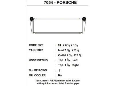 CSF Porsche 911 Turbo 997 Center Radiator - 7054