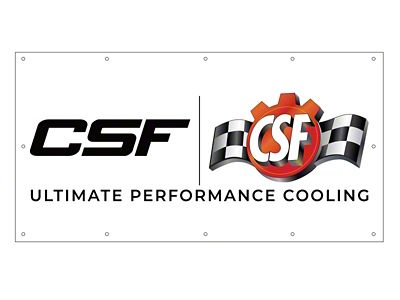 CSF Vinyl Race Banner; 3-Foot x 6-Foot