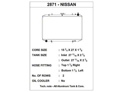 CSF 90-97 Nissan 300ZX Radiator - 2871