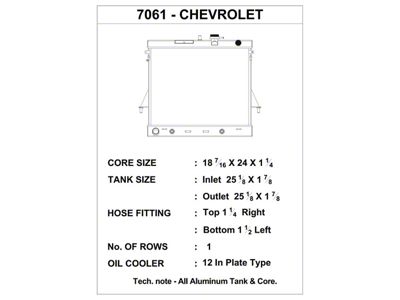 CSF 06-10 Hummer H3/H3T 3.5L/3.7L/5.3L Radiator - 7061