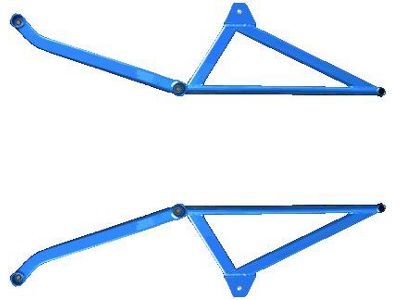 Cusco Power Brace UnderSide center work w/ Type 2 Lower - 672 492 C