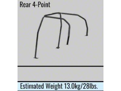 Cusco Roll Cage 4pt Sfty21 Steel Non Sunroof 4 passenger - 195 270 A20