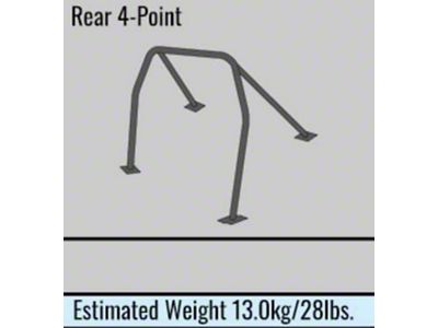 Cusco Safety 21 Roll Cage 4 Point 2 Seat - 404 270 CHT