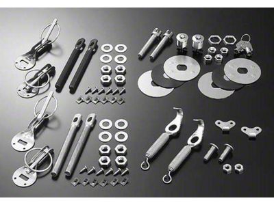 Cusco Body Pins For hood Aluminum-Silver Universal - 00B 817 A