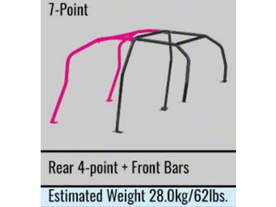 Cusco GC8 Steel 4 Passenger 7P Roll Cage 40 Safety21 - 660 270 L20
