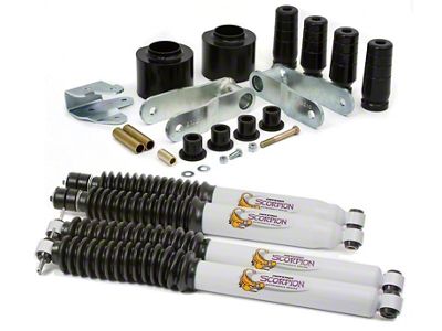 Daystar 1984-2001 Jeep Cherokee XJ 2WD/4WD - 3in Front/2in Rear - KJ09166BK