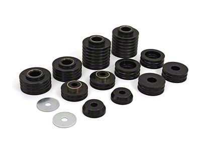 Daystar 1991-2001 Ford Explorer 2WD/4WD - Polyurethane Body Mounts Bushings - KF04009BK
