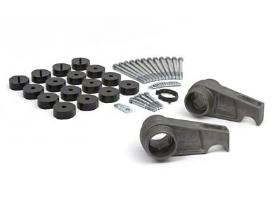Daystar 2004-2010 Hummer H3 4WD - 3in Combo Kit Front - KG09116BK