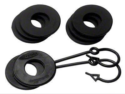 Daystar Black D Ring Isolator w/Lock Washer Kit - KU70060BK
