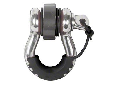 Daystar Black Locking D Ring Isolator Pair - KU70058BK