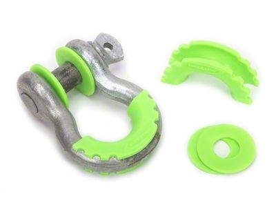 Daystar D-Ring Isolator and Washers Fluorescent Green - KU70057FG