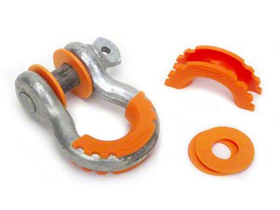 Daystar D-Ring Isolator and Washers Fluorescent Orange - KU70057FA