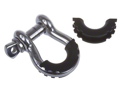 Daystar D-Ring Shackle Isolator Black Pair - KU70056BK