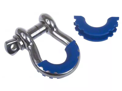 Daystar D-Ring Shackle Isolator Blue Pair