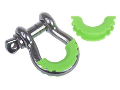 Daystar D-Ring Shackle Isolator Fluorescent Green Pair - KU70056FG