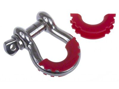 Daystar D-Ring Shackle Isolator Red Pair