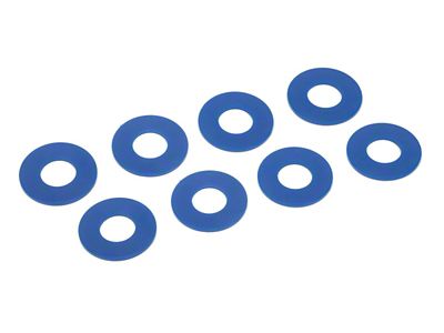 Daystar D-Ring Shackle Washers Set of 8 Blue - KU71074RB