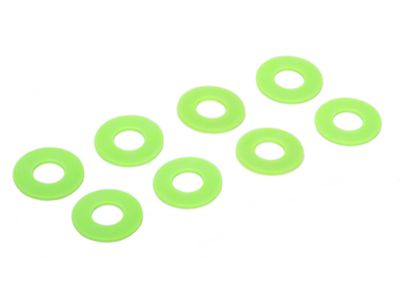 Daystar D-Ring Shackle Washers Set of 8 Fluorescent Green - KU71074FG
