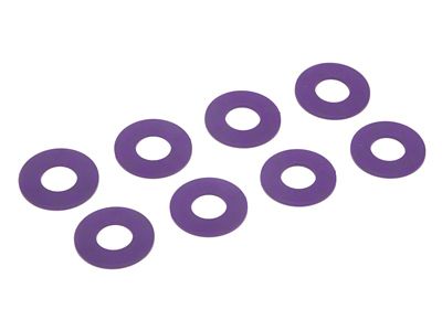 Daystar D-Ring Shackle Washers Set of 8 Purple - KU71074PR
