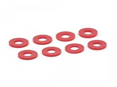 Daystar D-Ring Shackle Washers Set of 8 Red