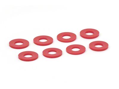 Daystar D-Ring Shackle Washers Set of 8 Red - KU71074RE