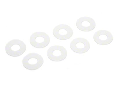 Daystar D-Ring Shackle Washers Set of 8 White - KU71074WH