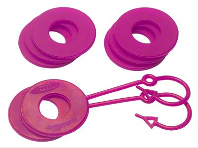 Daystar Fluorescent Pink D Ring Isolator w/Lock Washer Kit - KU70061FP