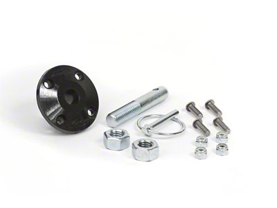 Daystar Hood Pin Kit Black Single Incl Polyurethane Isolator Pin